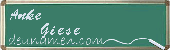 Anke Giese Visitenkarte